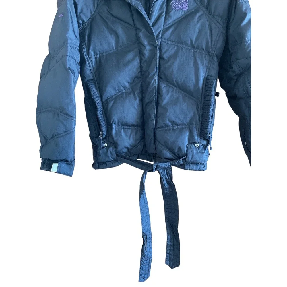 Sepia Women's Snowboarding Ski Jacket Coat‎ Down Insulated Size Small Black